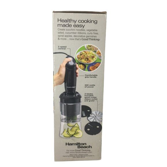 Hamilton Beach 3-In-1 Spiralizer & Motorized Slicer With 2 Speeds - Picture 5 of 5